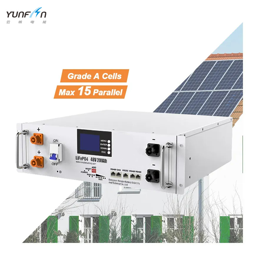 LiFePo4 Rack Mounted Lithium Battery Pack 48V 51.2V 6000 Cycles Life ...