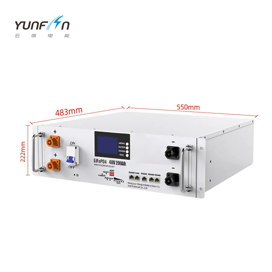 48V 100Ah Rack Mount Lifepo4 Battery Lithium Ion Battery Household ...