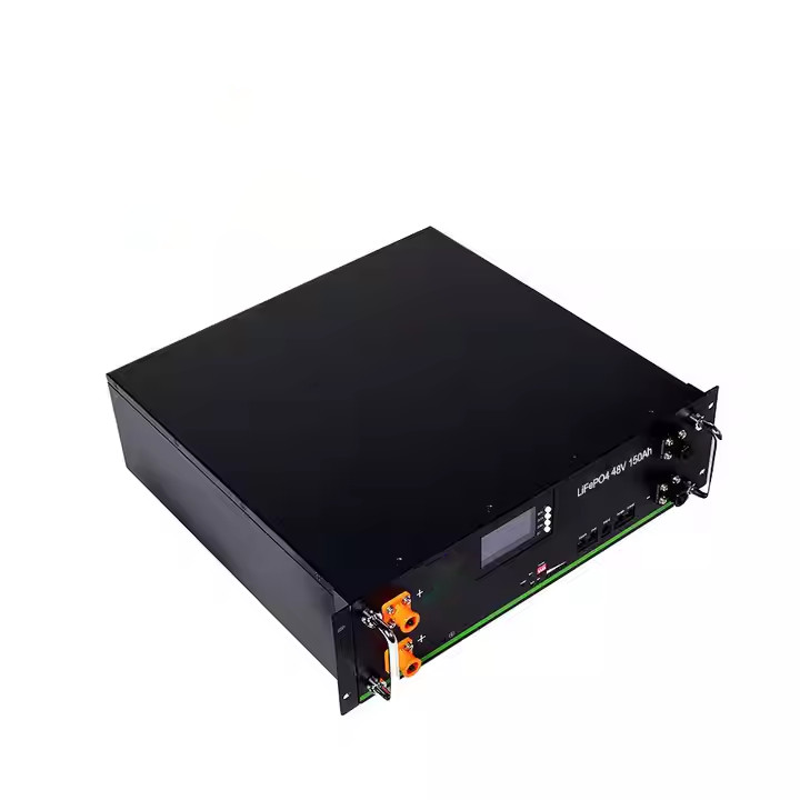 48V 150Ah Rack Mounted Type LiFePo4 Battery Rechargeable Battery Pack IP55