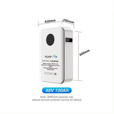 5KW 10KW Wall Mounted Battery 48V 100Ah Lifepo4 Home Battery Energy Storage