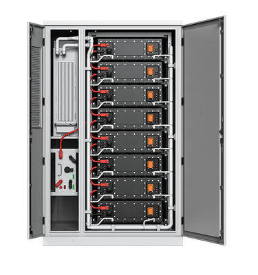 Liquid Cooled Cabinet 372KWh High Voltage LiFePo4 Battey Storage System Modbus TCP IP67 Protection