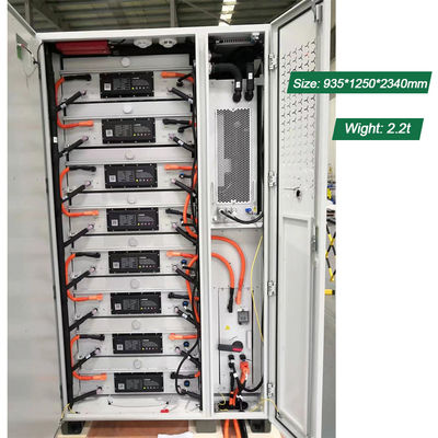 215KWh LiFePo4 Battery 100KW Outdoor BESS Cabinet with Liquid Cooling and 2.2T Rated Power