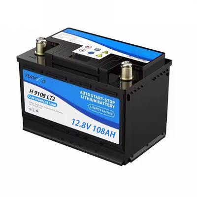 12.8V 108ah 1360CCA Rechargeable Lifepo4 Battery 1382WH With Built In BMS Nominal Voltage for Auto Engine Start And Stop
