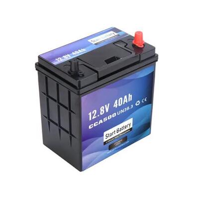 quality 12V 40Ah LiFePO4 Starting Battery 500CCA Bluetooth Marine RV Truck Lithium Battery With Smart BMS factory