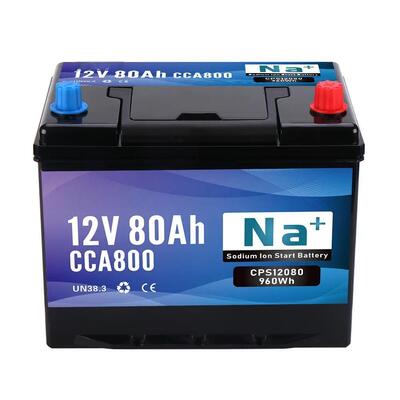 quality 12V 80Ah Sodium Ion Starting Battery 800CCA Bluetooth Superior Power And Endurance For Commercial Marine And Off-Grid Systems factory
