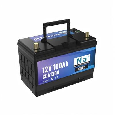 quality 12V 100Ah Sodium Ion Battery 1300CCA Bluetooth Ultra High Power Lithium Battery For Heavy Duty Diesel Marine And Industrial Applications factory