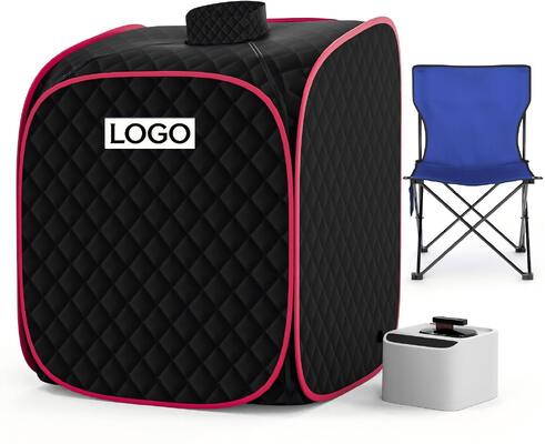 quality OEM ODM Factory Direct Portable Sauna Kit with Carbon Heating Wholesale Personal Spa Package with Foldable Chair and Foot Warmer Pad factory