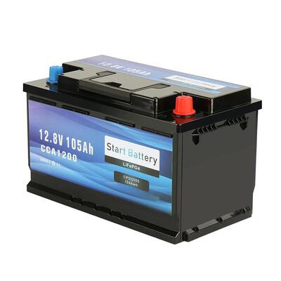 quality 12.8V 105Ah High Crank LiFePO4 Battery1344Wh 1200CCA For Extreme Starting And Deep Cycle OEM ODM Ready For Wholesale Distributors factory