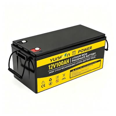 quality Yunfan Factory Direct 12.8V 100Ah Lithium Iron Phosphate Battery 5000 Cycles UPS Backup Power Battery OEM ODM Custom Service factory