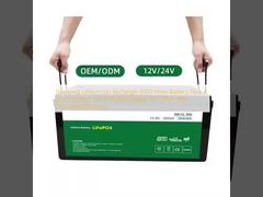 Recycling Lithium Ion Rectangle 6000 times Battery Pack A grade battery cell With LED Display 12V 120ah With Improved Efficiency